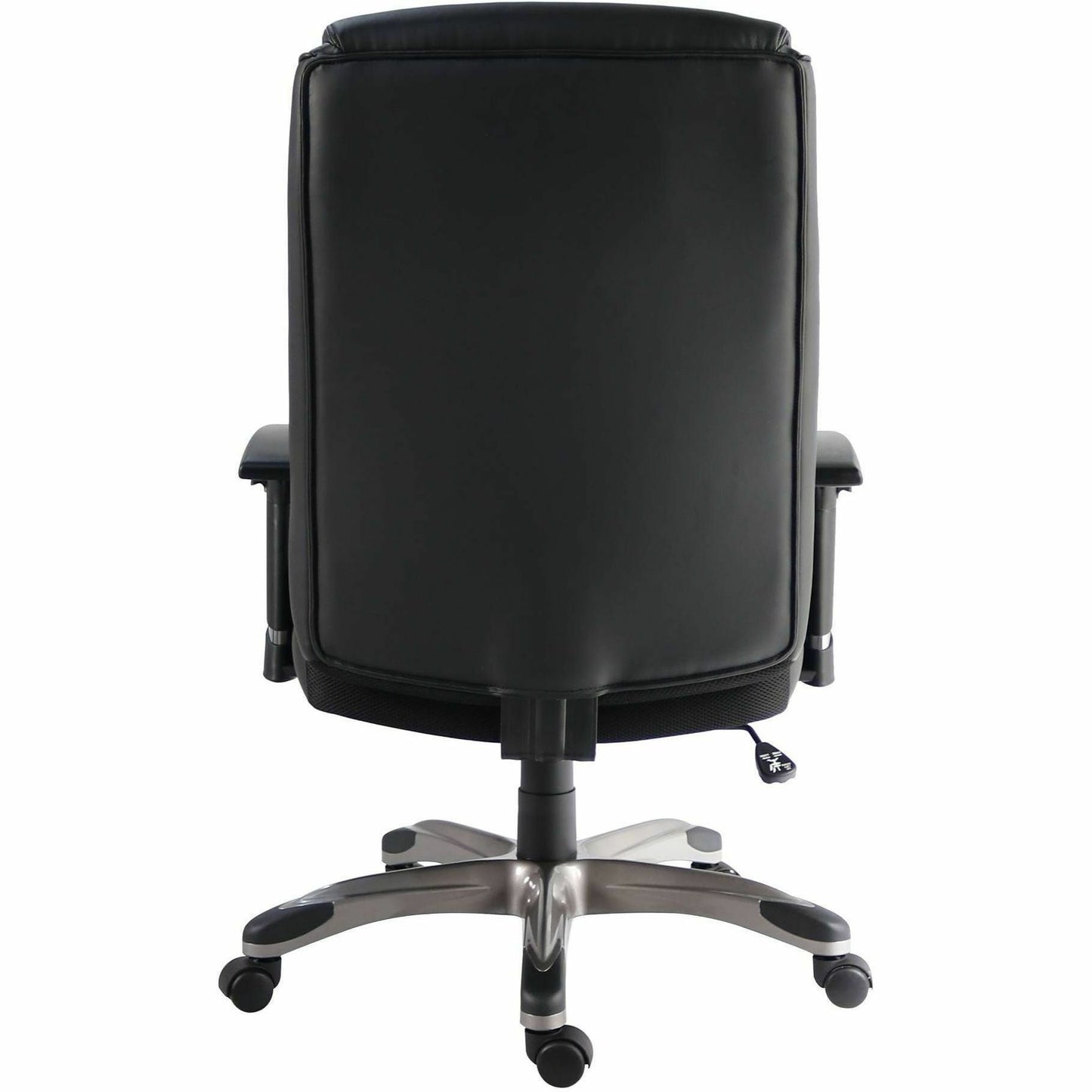Lorell Sera High-Back Manager Chair with Height-Adjustable Arms, Black (LLR63272)