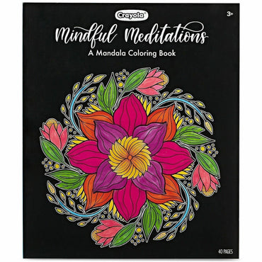 Crayola Mandala Coloring Book Printed Book, 40 Pages (CYO041081)