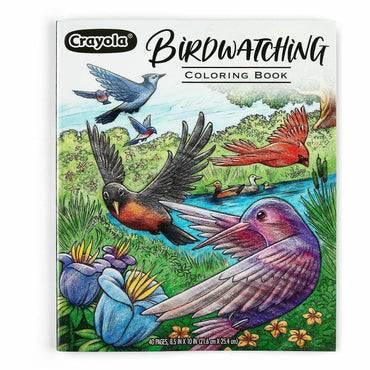 Crayola Bird Watching Coloring Book Printed Book, 40 Pages (CYO041133)