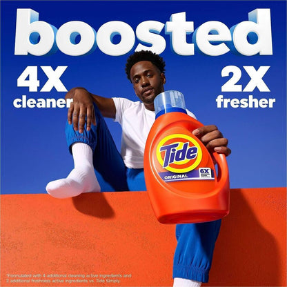 Tide Liquid Laundry Detergent, 80 fl oz (2.5 quart), Original Scent, 64 Loads (PGC12108BT)
