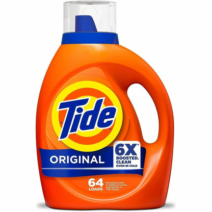 Tide Liquid Laundry Detergent, 80 fl oz (2.5 quart), Original Scent, 64 Loads (PGC12108BT)