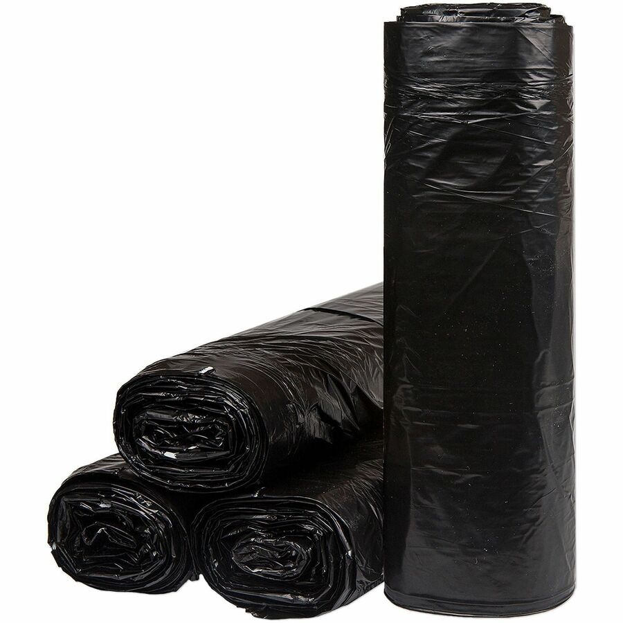 Inteplast Draw-Tuff Draw Tape Can Liners, 32 gal Capacity, 38" x 33" x 0.80 mil (IBSDT32GALK)