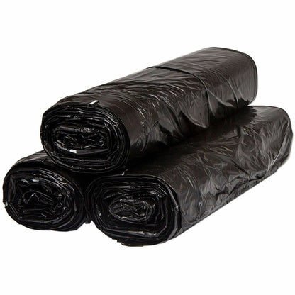 Inteplast Draw-Tuff Draw Tape Can Liners, 32 gal Capacity, 38" x 33" x 0.80 mil (IBSDT32GALK)