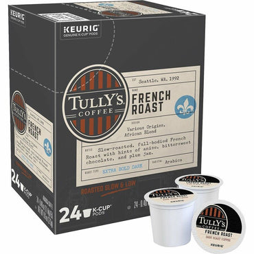 Tully's French Roast Coffee K-Cups, 96/Carton (GMT192619CT)