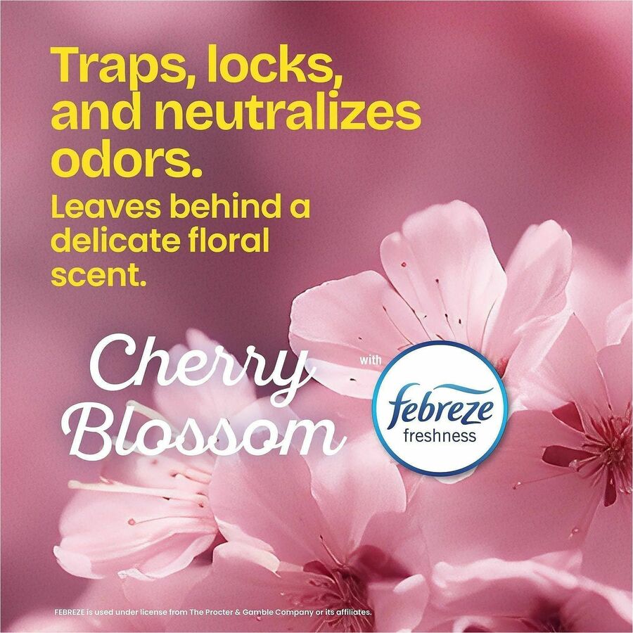 Glad Odorshield Small Drawstring Trash Bags, Cherry Blossom, 4 gal, 34/Box, 6/Carton (CLO79274CT)