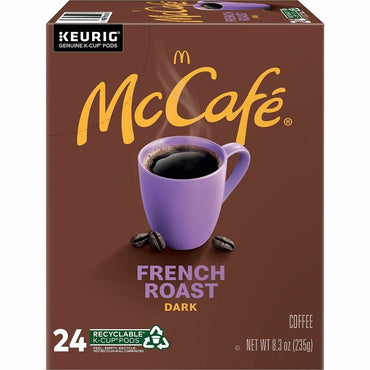 Green Mountain Coffee Roasters K-Cup French Roast Coffee, Dark/Bold, 24 K-Cup, 4/Carton (GMT8042CT)