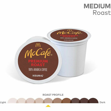 McCaf&eacute; McCafe K-Cup Premium Roast Coffee, Medium, 24 K-Cup, 4/Carton (GMT8037CT)