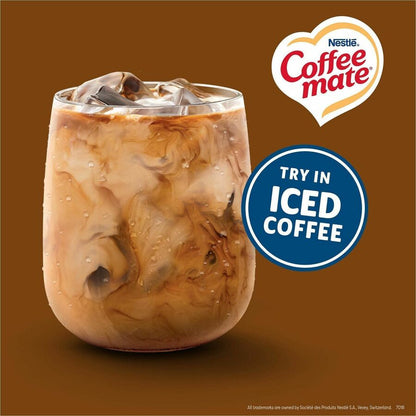 Coffee mate Liquid Pump Flavored Creamer, 50.72 fl oz (1.50 L), Snickers, Chocolate, Nut, Caramel Flavor, 300 Serving, 2/Carton (NES97955CT)