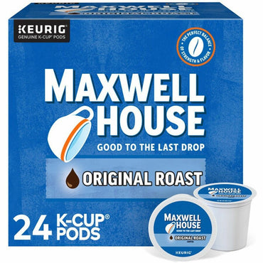 Maxwell House K-Cup Original Roast Coffee, Medium, 24 K-Cup, 4/Carton (GMT8043CT)