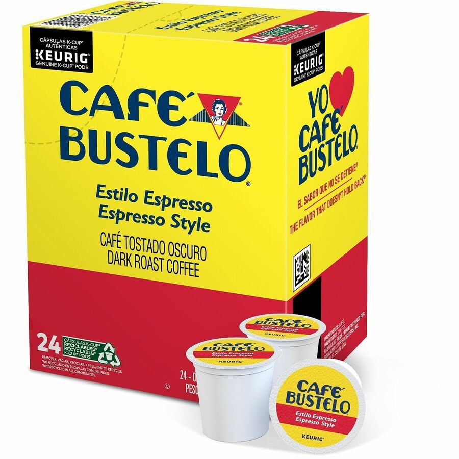Green Mountain Coffee K-Cup Espresso Style Coffee, 24 K-Cup, Espresso, Dark Blend, 4/Carton (GMT8996CT)