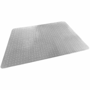 Floortex Cleartex TrYlok Chair Mat, 47" x 35", Clear, Carpeted Floor, Chair, Indoor, Low Pile, Rectangular (FLRNRCMFLVT0002)