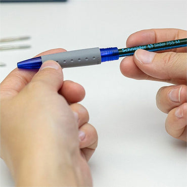 Rediform Schneider Slider 755 XB (ExtraBroad) Pen Refills, Blue Ink, 1.40 mm, Extra Broad Point (RED77343)