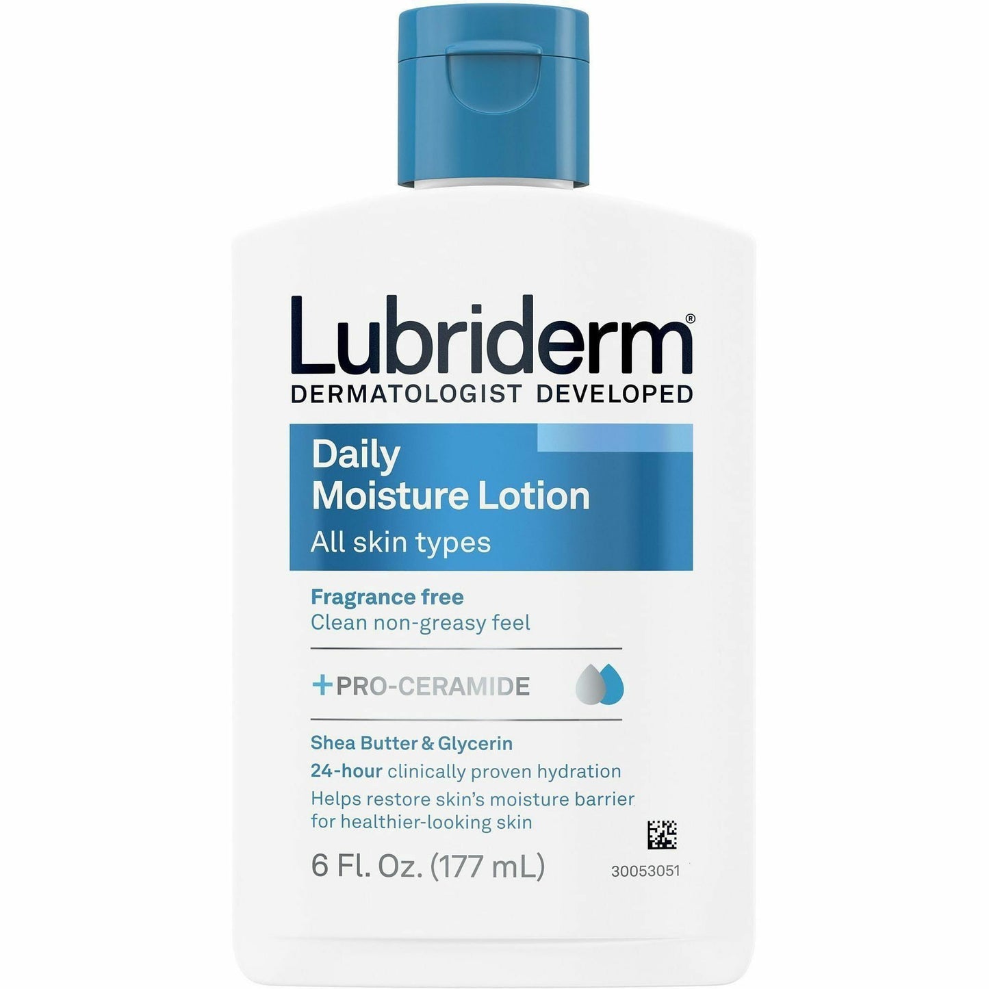Lubriderm Daily Moisture Skin Lotion, 6 fl oz, 12/Carton (JOJ48826CT)