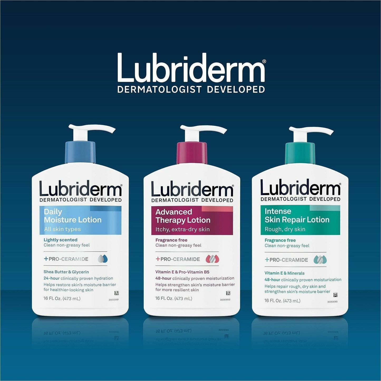 Lubriderm Daily Moisture Skin Lotion, 6 fl oz, 12/Carton (JOJ48826CT)