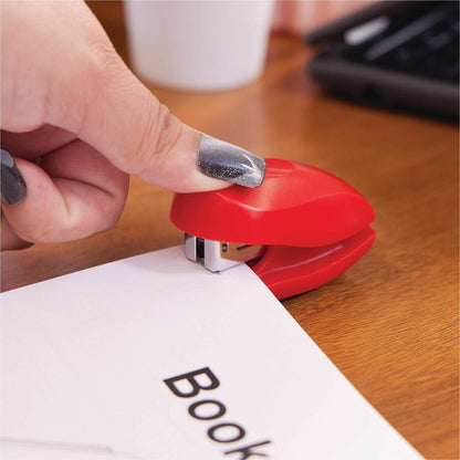 Swingline Tot Mini Stapler with Staples, Rio Red, Staples Upto 12 Sheet (SWI48212)