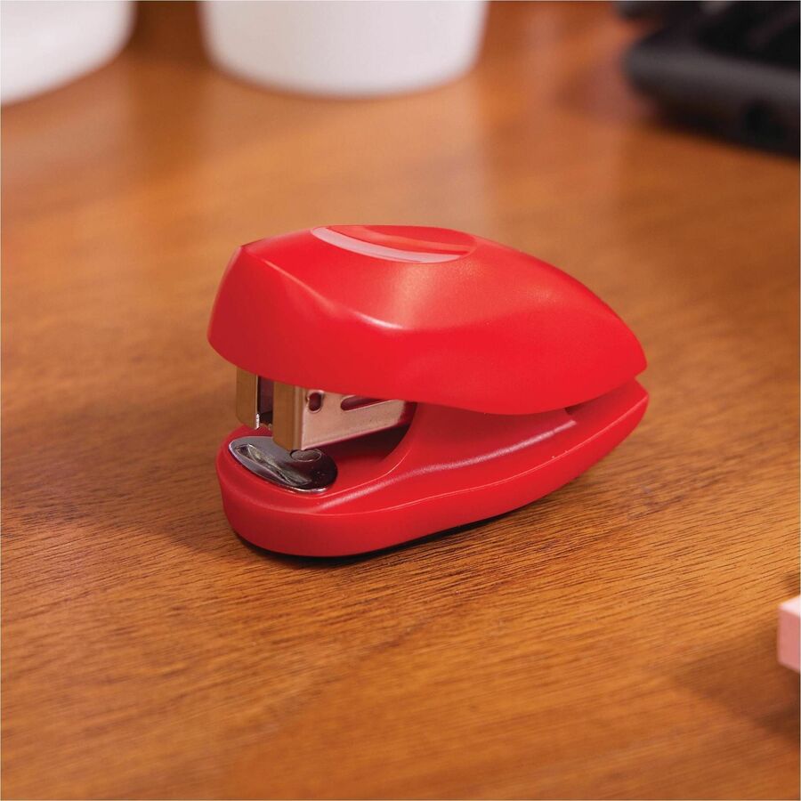 Swingline Tot Mini Stapler with Staples, Rio Red, Staples Upto 12 Sheet (SWI48212)