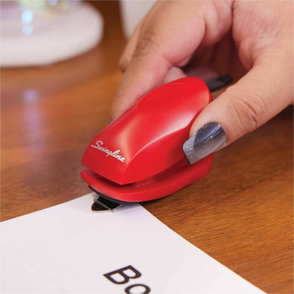 Swingline Tot Mini Stapler with Staples, Rio Red, Staples Upto 12 Sheet (SWI48212)