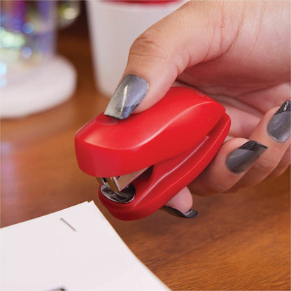 Swingline Tot Mini Stapler with Staples, Rio Red, Staples Upto 12 Sheet (SWI48212)