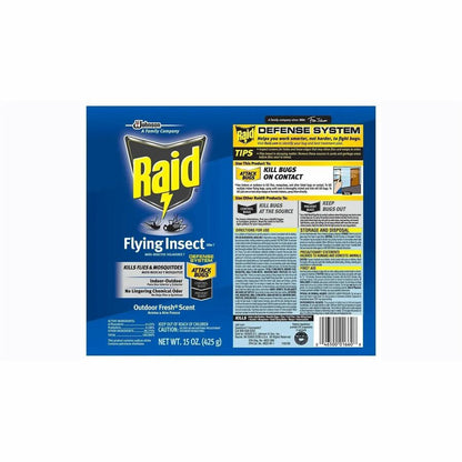 Raid Flying Insect Spray, 15 fl oz (SJN379008EA)