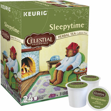 Green Mountain Coffee Roasters Sleepytime Herbal Tea Herbal Tea K-Cup, Compatible with Keurig Brewer, 24 K-Cup, 4/Carton (GMT14739CT)