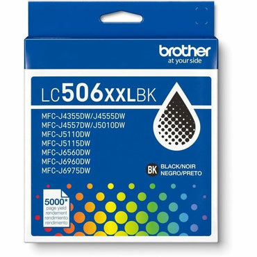 Brother LC506XXLBKS Original Super High Yield Inkjet Ink Cartridge, 5000, Black (BRTLC506XXLBKS)
