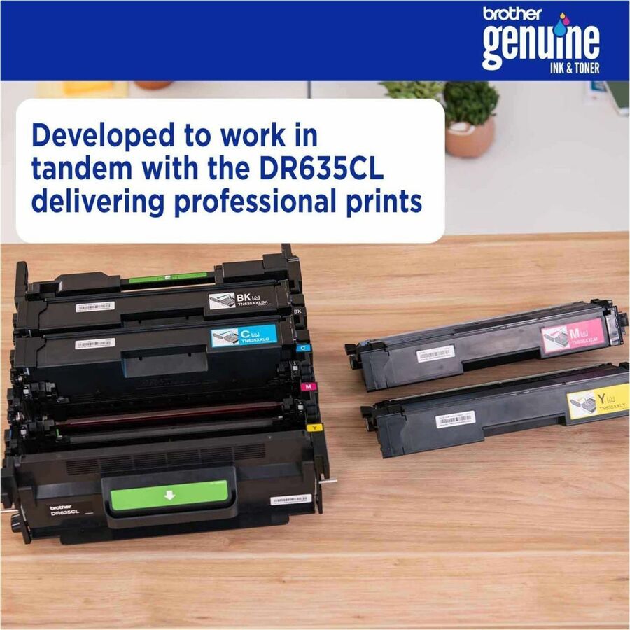 Brother TN637C Original Ultra High Yield Laser Toner Cartridge, Cyan, 10,000 pages (BRTTN637C)