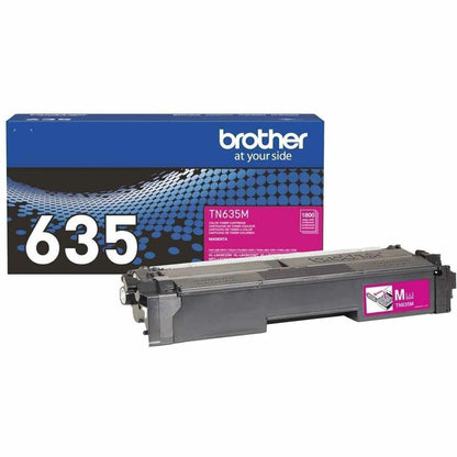 Brother TN635M Original Standard Yield Laser Toner Cartridge, 1800 Pages, Magenta (BRTTN635M)