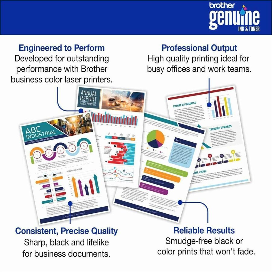 Brother TN635C Original Standard Yield Laser Toner Cartridge, 1800 pages, Cyan (BRTTN635C)