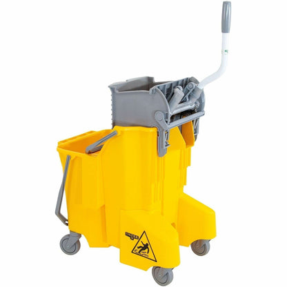 Unger Dual Compartment Mop Bucket, 8 gal, Yellow (UNGCOMBY)