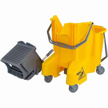 Unger Dual Compartment Mop Bucket, 8 gal, Yellow (UNGCOMBY)