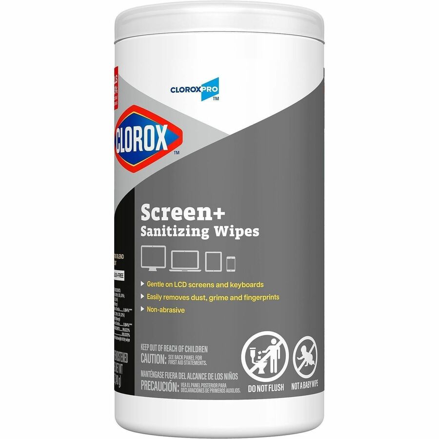 CloroxPro Screen+ Sanitizing Wipes (CLO60724EA)