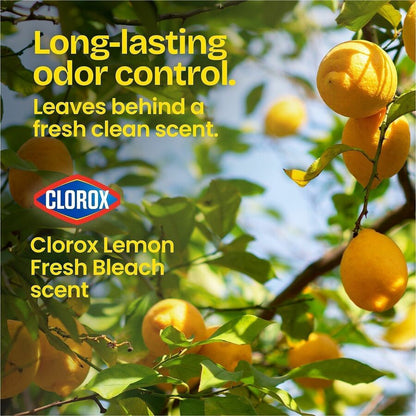 Glad Medium Drawstring Trash Bags with Clorox, Lemon Fresh Bleach, 8 gal, 26/Box, 6/Carton (CLO79316CT)