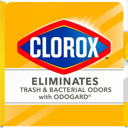 Glad Medium Drawstring Trash Bags with Clorox, Lemon Fresh Bleach, 8 gal, 26/Box, 6/Carton (CLO79316CT)