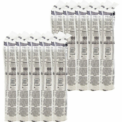 Dart Strawless Cup Lids, 4" Diameter, 100 Lids/Pack, 10/Carton (DCC626NSLCT)