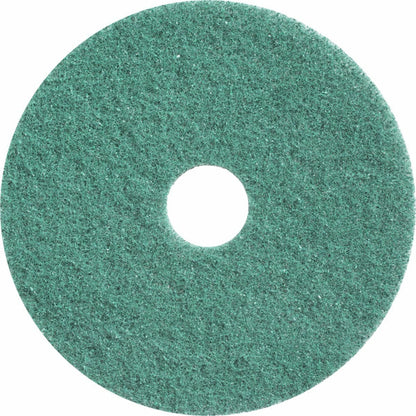 TASKI Twister Diamond Floor Pads, Round, 14" Diameter, Cleaning, Polishing, Floor, Green, 2/Pack (DVODD5871018)