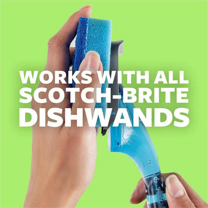 Scotch-Brite Non-Scratch Dishwand Pads, 1 Pack, Blue (MMM48312RSCRRP)