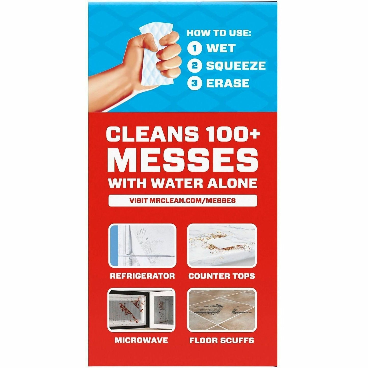 Mr. Clean XtraDurable MagicErasers, 7/Box, Blue (PGC00917)