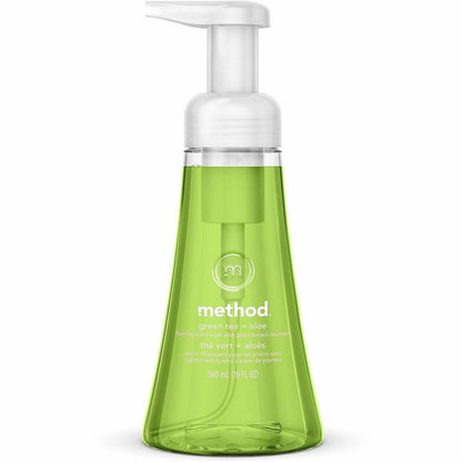 Method Green Tea + Aloe Foaming Hand Wash, 10 fl oz, 6/Carton (MTH327731CT)