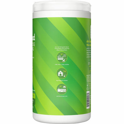Method All-purpose Cleaning Wipes, Lime + Seasalt Scent, 70 Wipes/Tub  (MTH365355)