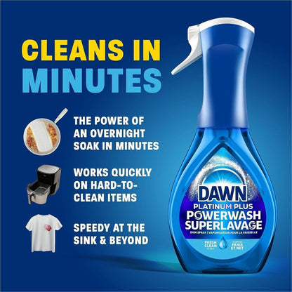 Dawn Powerwash Dish Spray, 16 fl oz, Fresh Clean Scent, 6/Carton (PGC52366CT)