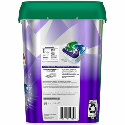 Cascade Platinum Plus ActionPacs, Fresh Scent, 47/Pack (PGC15793)