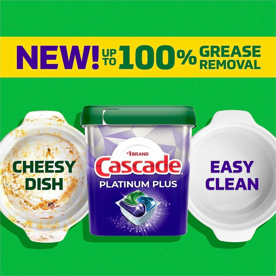 Cascade Platinum Plus ActionPacs, Fresh Scent, 47/Pack (PGC15793)