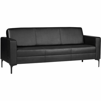 Lorell Clarke Series Sofa with Antimicrobial Upholstery and Power, 77.3" x 29.8" x 31" Overall Dimension (LLR86950)