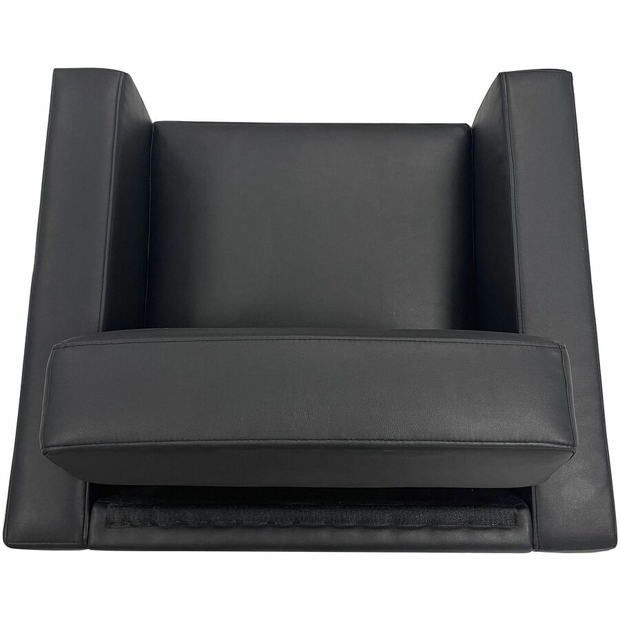 Lorell Clarke Series Sofa with Antimicrobial Upholstery and Power, 77.3" x 29.8" x 31" Overall Dimension (LLR86950)