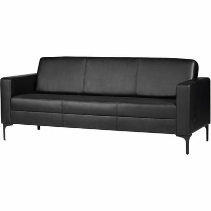 Lorell Clarke Series Sofa with Antimicrobial Upholstery and Power, 77.3" x 29.8" x 31" Overall Dimension (LLR86950)