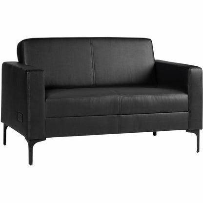 Lorell Clarke Series Loveseat with Antimicrobial Upholstery and Power, 53.2" x 29.8" x 31" Overall Dimension (LLR86951)