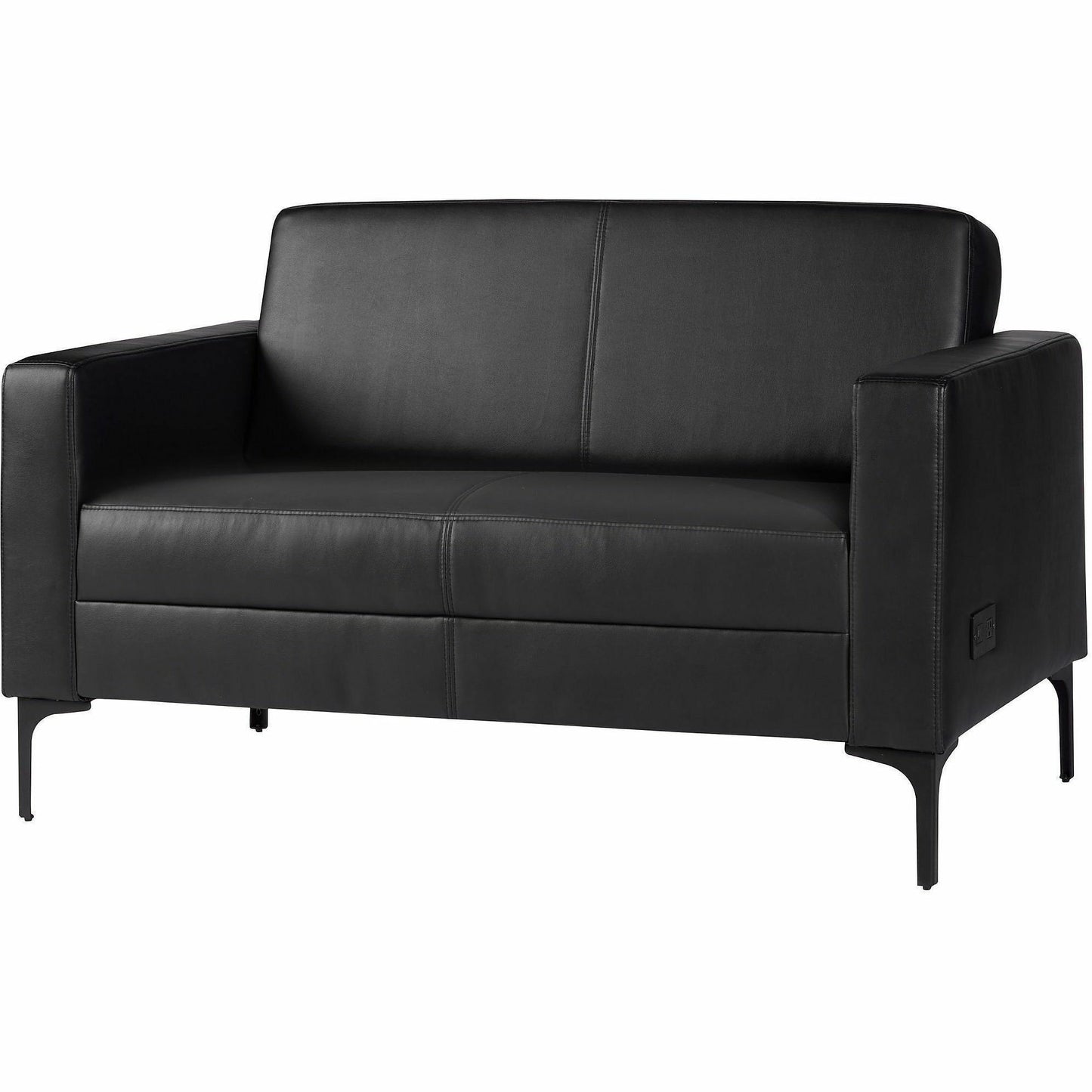 Lorell Clarke Series Loveseat with Antimicrobial Upholstery and Power, 53.2" x 29.8" x 31" Overall Dimension (LLR86951)