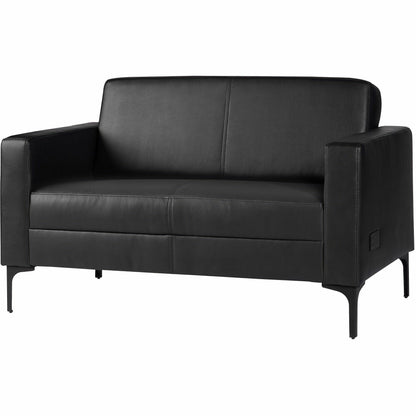 Lorell Clarke Series Loveseat with Antimicrobial Upholstery and Power, 53.2" x 29.8" x 31" Overall Dimension (LLR86951)