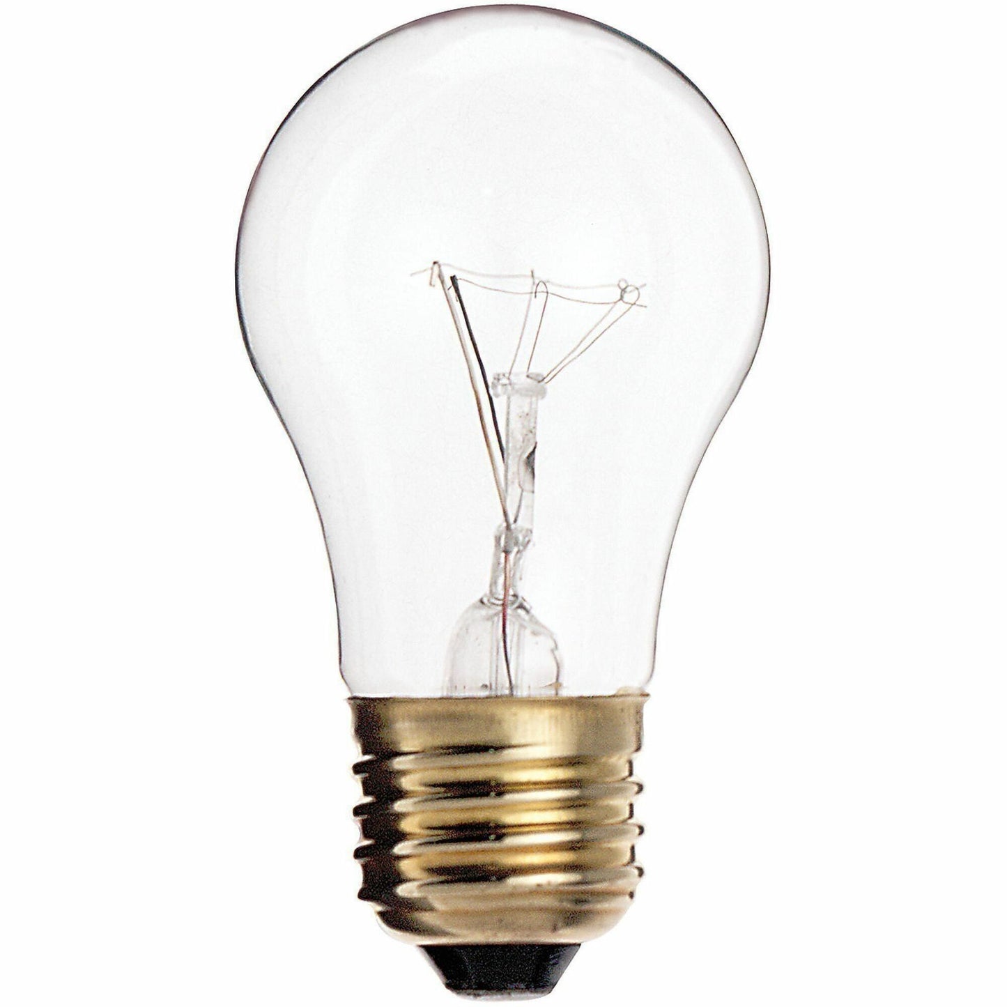 Satco A15 Appliance Light Bulb, 40 W, 130 V AC, 120 V AC, 225 lm (SDNS3720)
