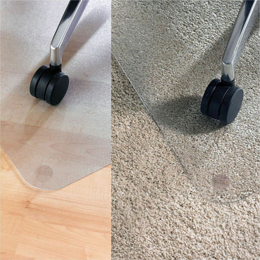 Floortex Cleartex Unomat Chair Mat, Clear, Hard Floor, Commercial, Low Pile, Carpet, Chair (FLRNRCMFLPD0004)